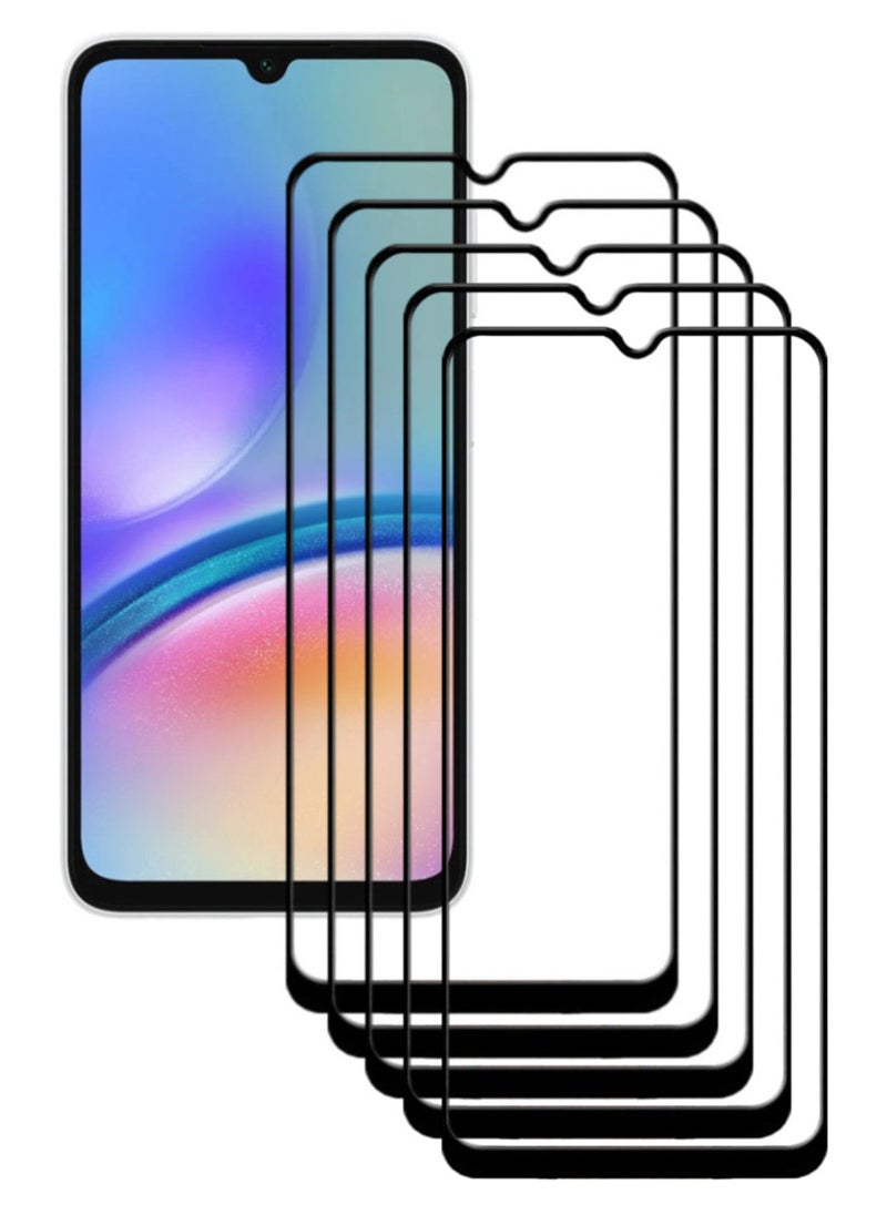ACLIX 5 Pieces Antistatic ESD Dustproof Premium Quality High Definition Tempered Glass Screen Protector Designed For Samsung Galaxy A05s - Image 1