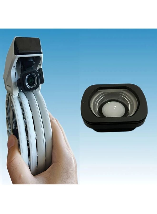 عدسة DJI FLIP ذات الزاوية الواسعة 110 درجة باللون الأسود متوافقة مع طائرة DJI FLIP بدون طيار تركيب سريع بالضغط - Image 1