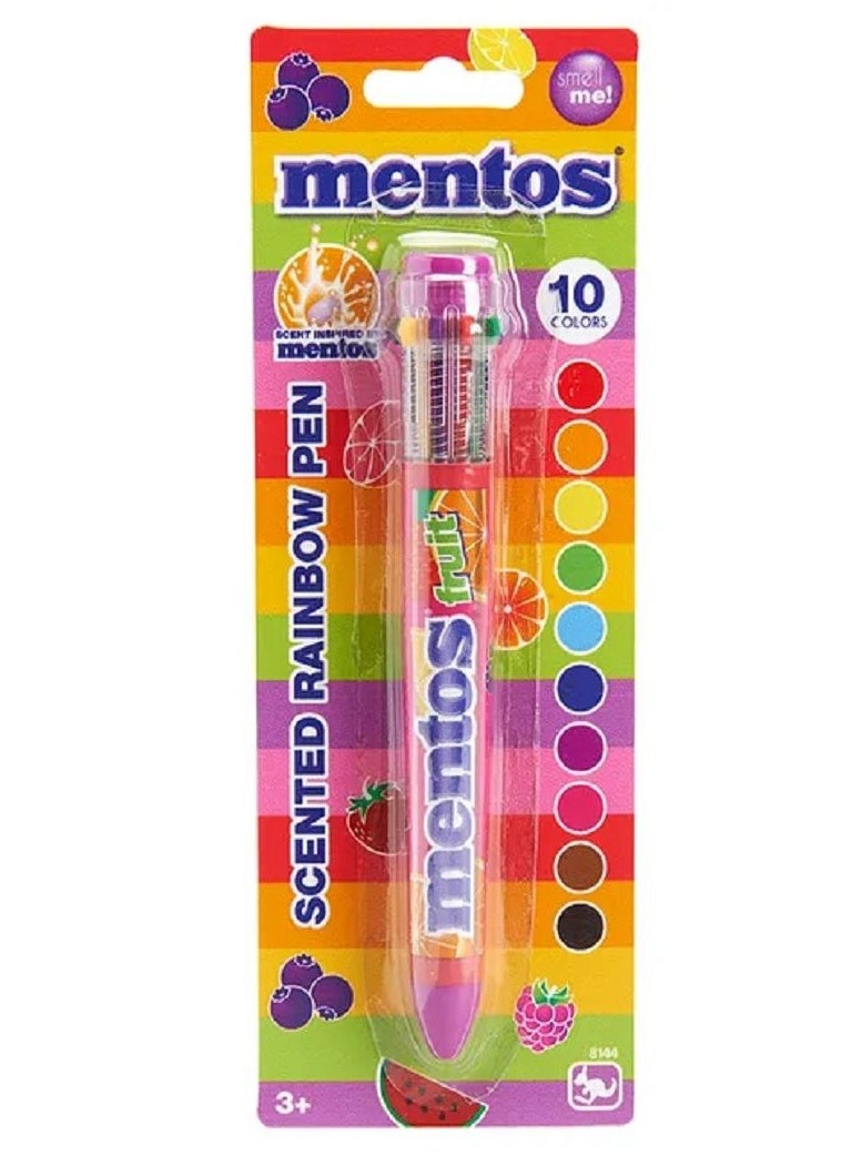 Kangaru Mentos Scented 10 Color Rainbow Pen 