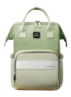 Babycare Babycare - Baby Travel Diaper Bag, Outdoor Bag, Green, Large, BPA-Free, Non-Toxic, Durable Fabric, Multiple Compartments, Waterproof, Easy to Clean, Lightweight, Adjustable Straps, Convenient Storage, Insulated Bottle Holders, Comfortable to Carry, Ideal for Travel and Outdoor Use, Spacious Design  - Image 1