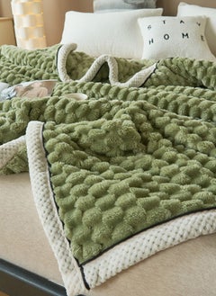 Sharpdo Light Luxury Short Hair Thickened Blanket, Suitable for Office Nap Blanket Sofa Blanket 200*230cm (Excluding Pillowcase)  - Image 3