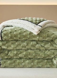 Sharpdo Light Luxury Short Hair Thickened Blanket, Suitable for Office Nap Blanket Sofa Blanket 200*230cm (Excluding Pillowcase)  - Image 4