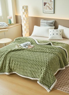 Sharpdo Light Luxury Short Hair Thickened Blanket, Suitable for Office Nap Blanket Sofa Blanket 200*230cm (Excluding Pillowcase)  - Image 1