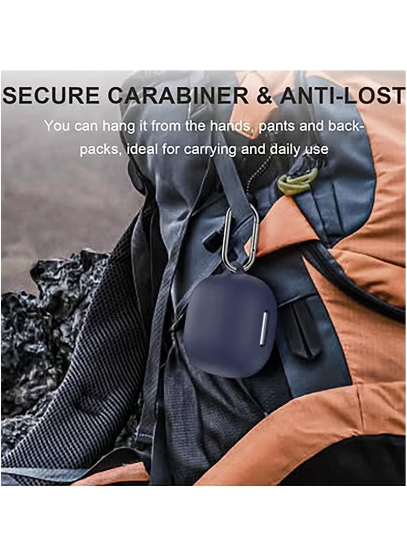 Silicone Case for Anker Soundcore P40i Case Cover with Keychain/Cleaner Kit (Blue)