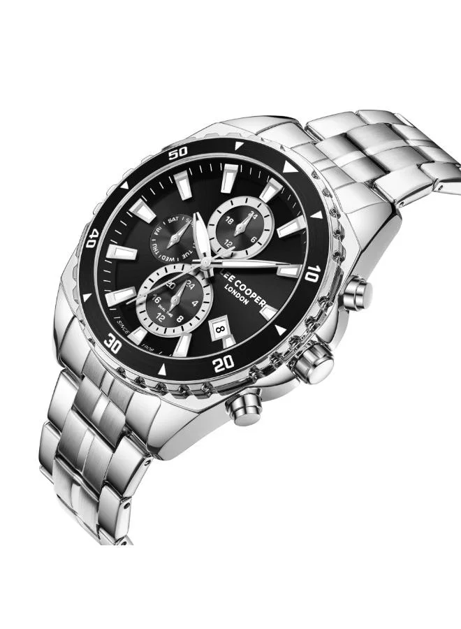 Lee Cooper Men's Metal Multi Function Watch LC08217.350 - 44 mm