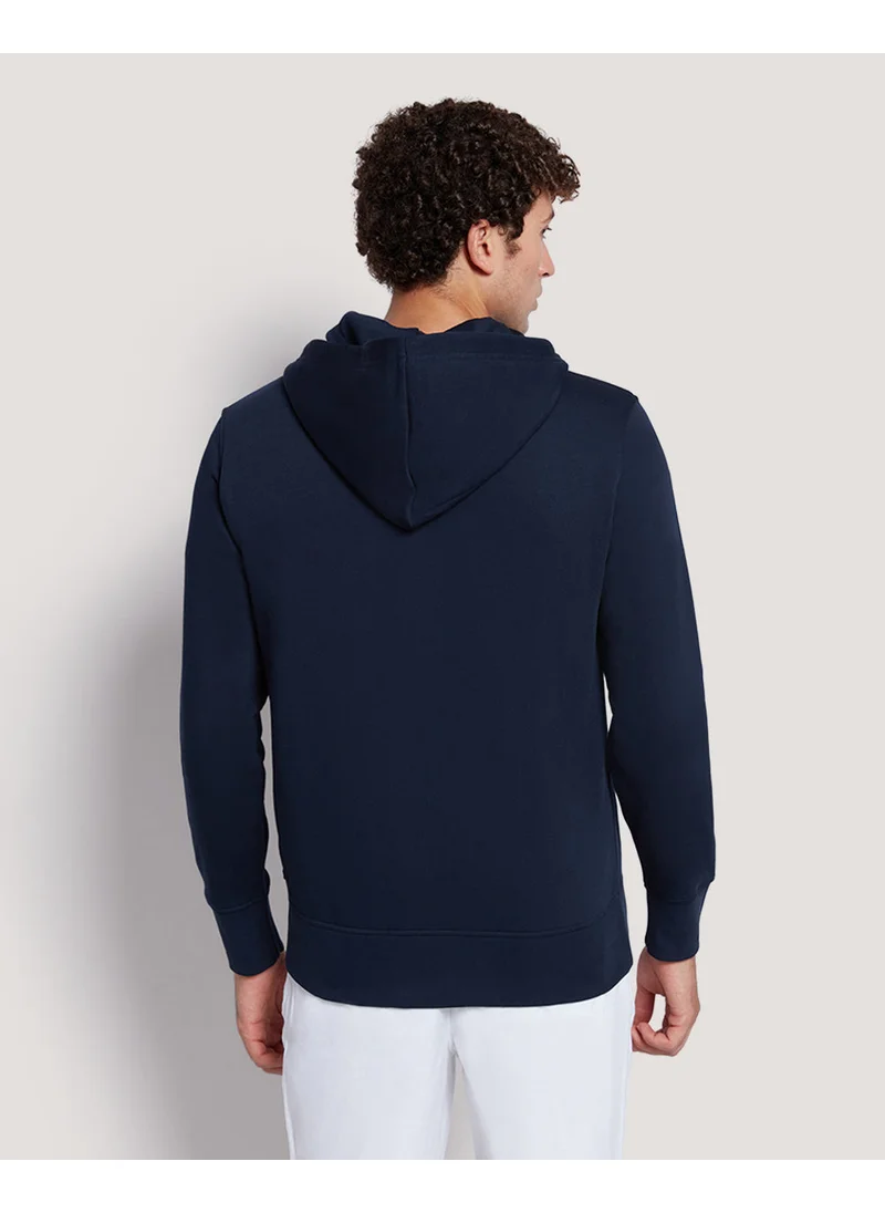 غانت Gant Men’S Shield Logo Full Zip Cotton Hoodie