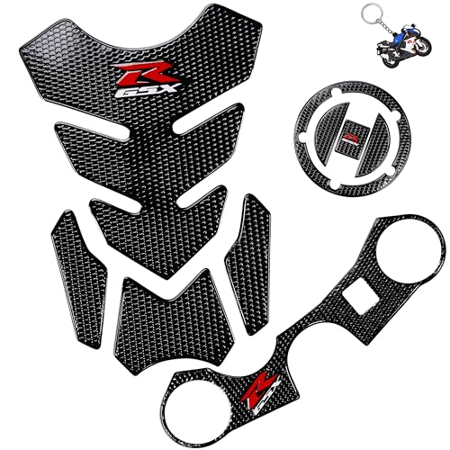 REVSOSTAR Motorcycle Sticker Protector Decal Fuel Gas Cap Tank Pad Protector for GSXR600 GSXR750 GSXR1000 3 Pcs Per Set - Image 1