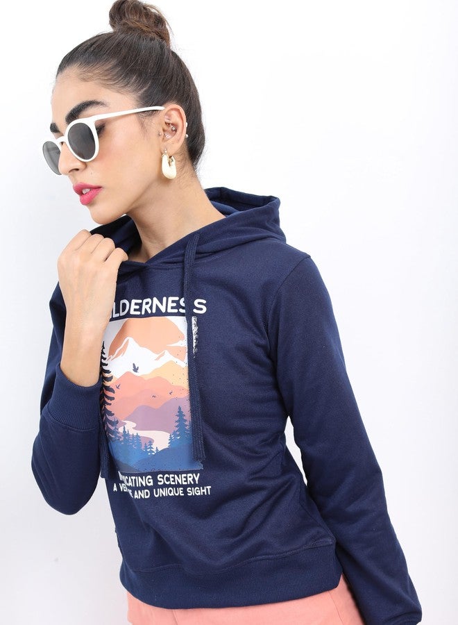Ketch Womens Full Sleeve Regular Fit Sweatshirt KHSS000160 Navy M - Image 2