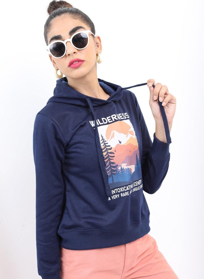 Ketch Womens Full Sleeve Regular Fit Sweatshirt KHSS000160 Navy M - Image 3