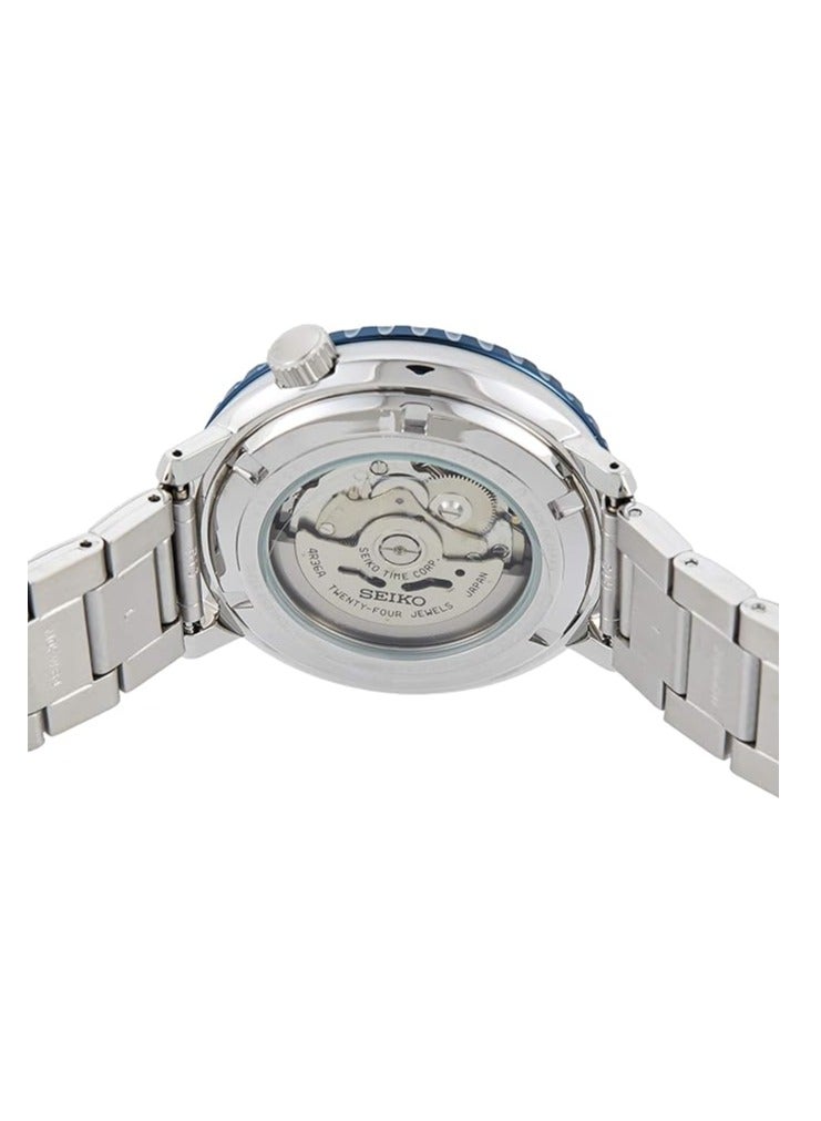 سيكو ساعة سيكو للرجال أوتوماتيكية مع شاشة عرض تناظرية وحزام من الفولاذ المقاوم للصدأ SRPc63J1 - Image 3