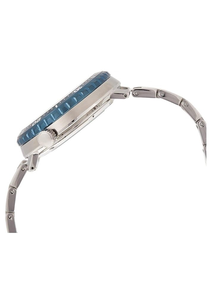 سيكو ساعة سيكو للرجال أوتوماتيكية مع شاشة عرض تناظرية وحزام من الفولاذ المقاوم للصدأ SRPc63J1 - Image 4