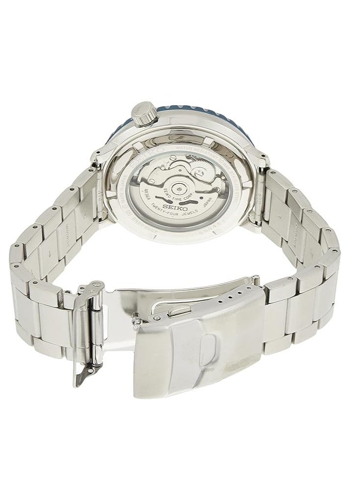 سيكو ساعة سيكو للرجال أوتوماتيكية مع شاشة عرض تناظرية وحزام من الفولاذ المقاوم للصدأ SRPc63J1 - Image 2