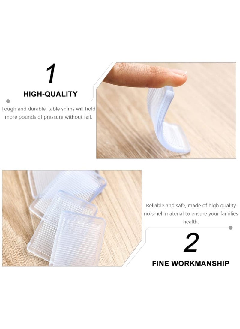 LABUK LABUK Clear Rubber Wedge Door Leveling Tool NonSlip Adjustable Door Stopper and Leveler for Uneven Floors Silicone Shim 8  - Image 3