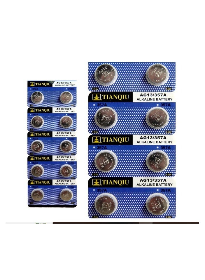 AG13 357 LR44 Alkaline Watch Batteries