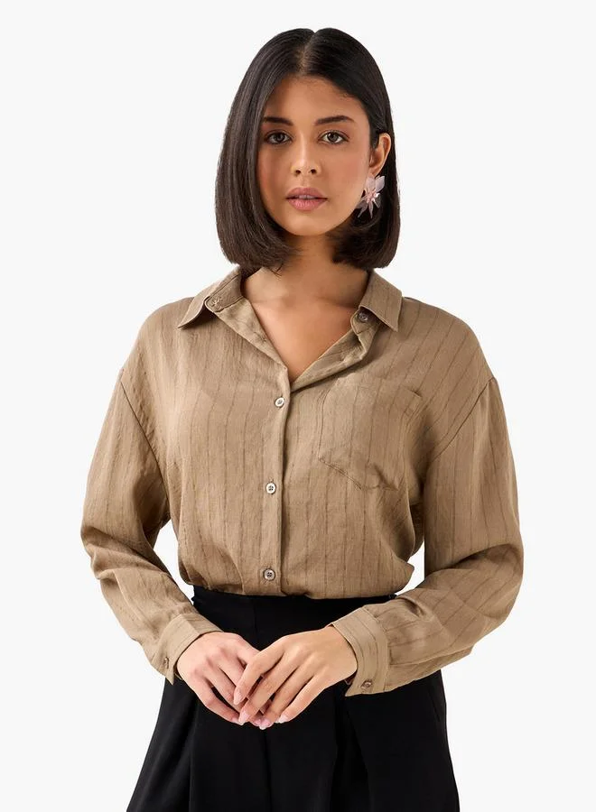 سبلاش فيڤ Regular Fit Shirt with Stripes