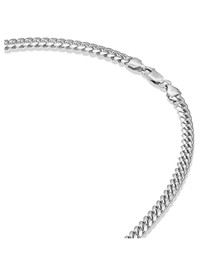 PAVOI Italian Solid 925 Sterling Silver, 22K Gold Plated Chain Necklaces | Snake, Square Box, Cable, Super Flex Curb, Miami Cuban and Rope Diamond-Cut Herringbone Necklace for Women and Men | MADE IN ITALY  - Image 4