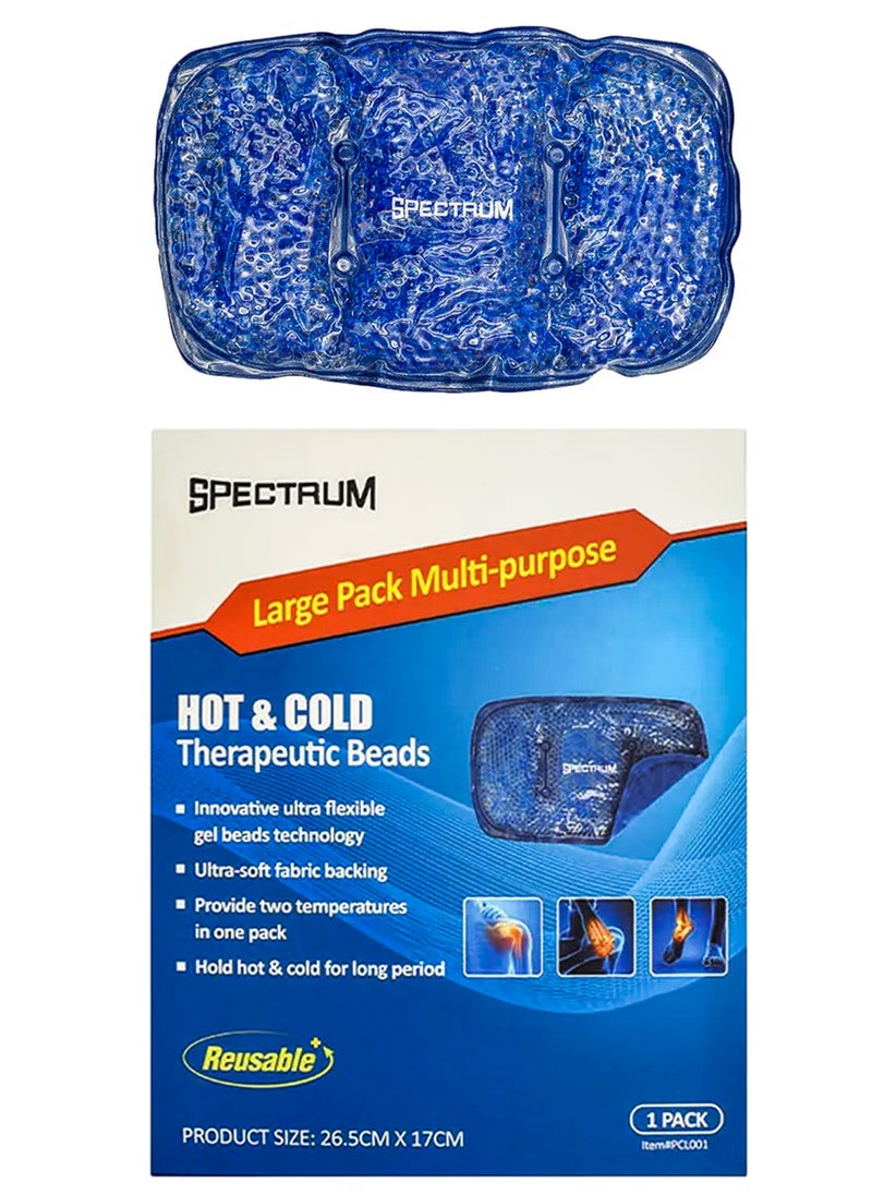 Spectrum Hot And Cold Therapeutic Gel Beads Large Pack Relief For Aches Pain Swelling Post-Surgery Sore Muscles Arthritis  - Image 1