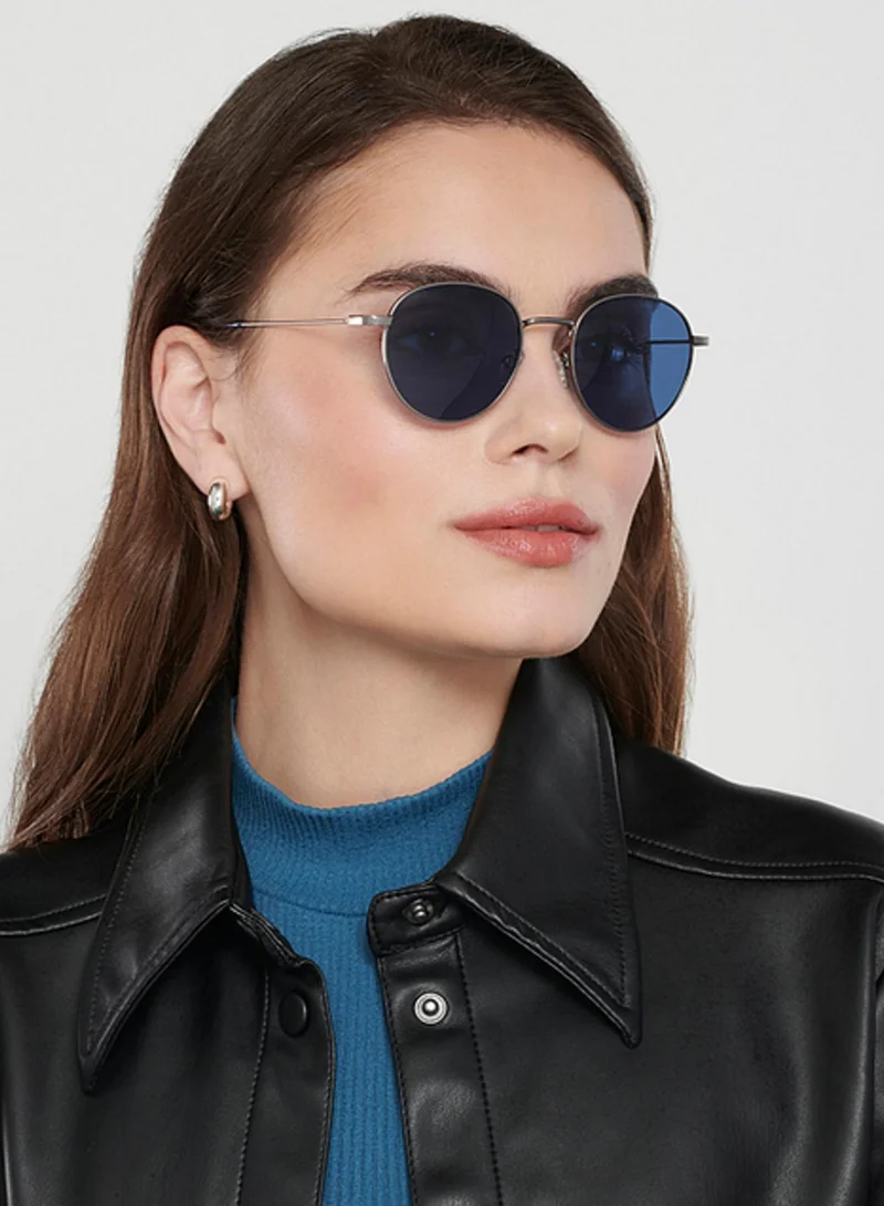 VINCENT CHASE Vincent Chase By Lenskart | Full Rim Round Branded Latest and Stylish Sunglasses | Polarized and 100% UV Protected | For Men & Women | Small | VC S13137