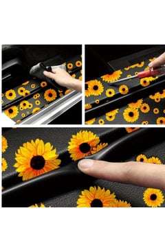 Generic 2PCS Car Door Sill Protector,Anti-Scratch Car Door Protector Edge Guards for Door Steps,Universal Waterproof Door Threshold Strips Exterior Accessories for Car Truck SUV  - Image 5