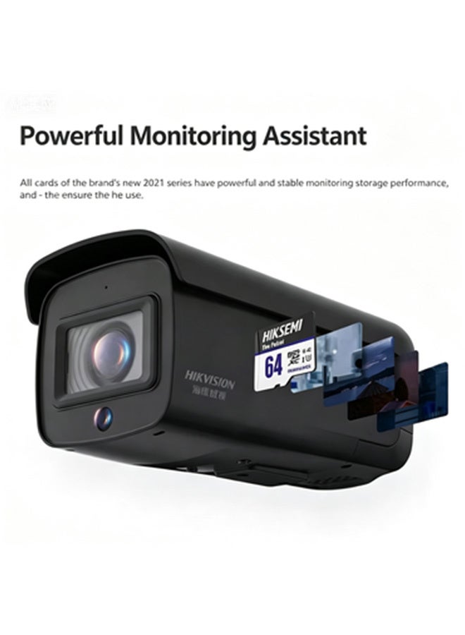 HIKSEMI The Petrel Endurance 64GB Micro SDXC TF Card, A2 V30 U3 Surveillance Memory Card, With Read Speed Up To 100MB/s And Write Speed Up To 60MB/s, Is A Durable Micro SD Card Designed For Security Cameras, Dash Cams, And 4K Recording Devices. - Image 4