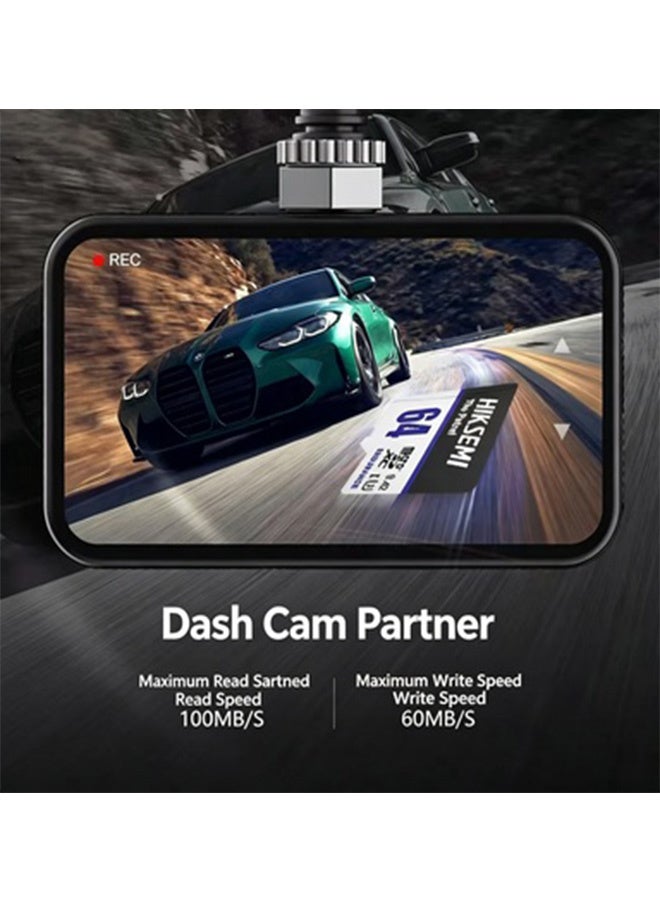 HIKSEMI The Petrel Endurance 64GB Micro SDXC TF Card, A2 V30 U3 Surveillance Memory Card, With Read Speed Up To 100MB/s And Write Speed Up To 60MB/s, Is A Durable Micro SD Card Designed For Security Cameras, Dash Cams, And 4K Recording Devices. - Image 5