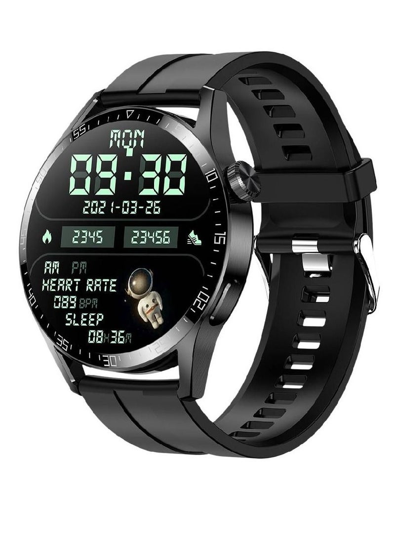 Blulory Glifo G9 Pro HD Screen Sports Heart Rate Monitor IP67 Waterproof Bluetooth Calling Smartwatch Black - Image 1