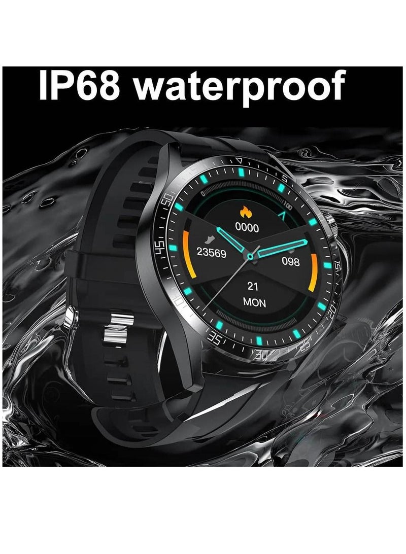 Blulory Glifo G9 Pro HD Screen Sports Heart Rate Monitor IP67 Waterproof Bluetooth Calling Smartwatch Black - Image 2