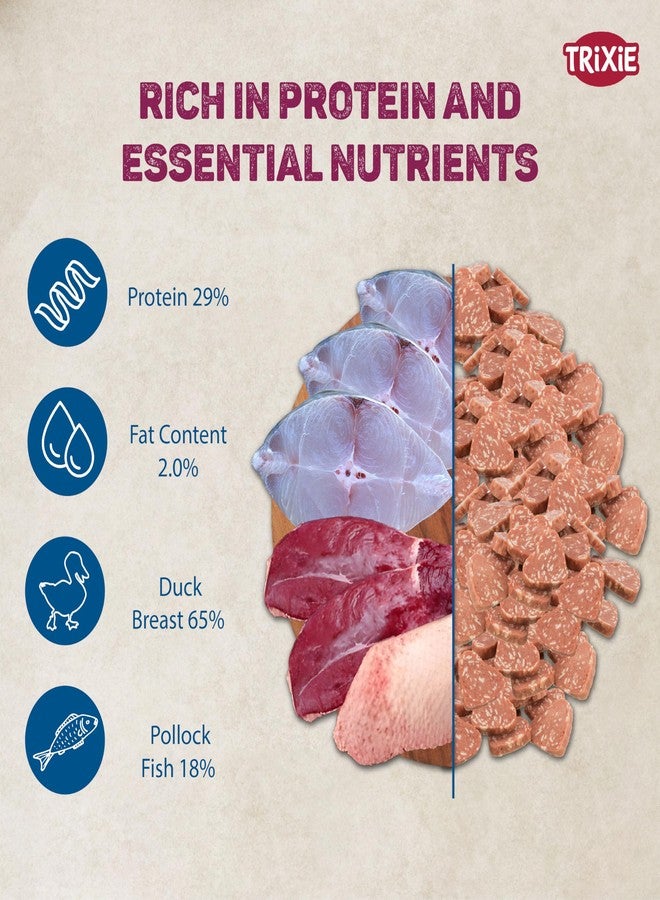 Trixie Cat Treats Combo: Trixie Premio Ducky Hearts Cat Treats, 50 g and 3 Pack of Kittos Sunfish and Chicken Twirls, 35gm - Suitable for All Cat Breeds - Image 4