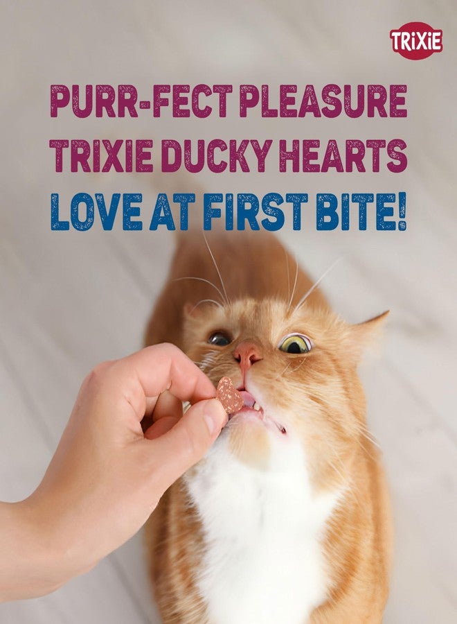 Trixie Cat Treats Combo: Trixie Premio Ducky Hearts Cat Treats, 50 g and 3 Pack of Kittos Sunfish and Chicken Twirls, 35gm - Suitable for All Cat Breeds - Image 5