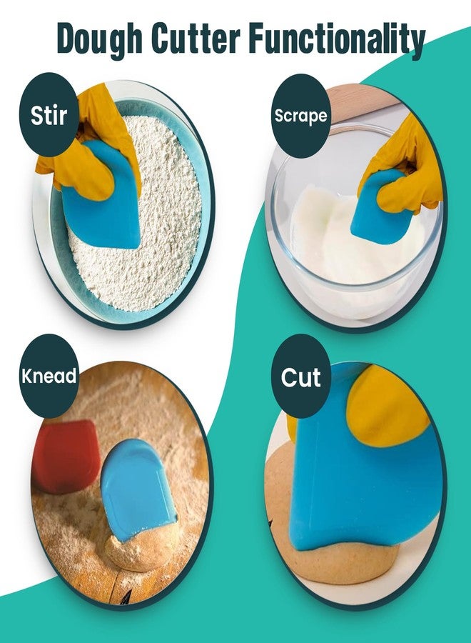 SULLINS Pan Scraper, Pack Of 3 | Pan Scraper Tool | Pot Scraper | Dish Scraper | Dish Scraper Tool | Unique Silicone Grip Design - No Slipping Unlike Other Scrapers - Image 3