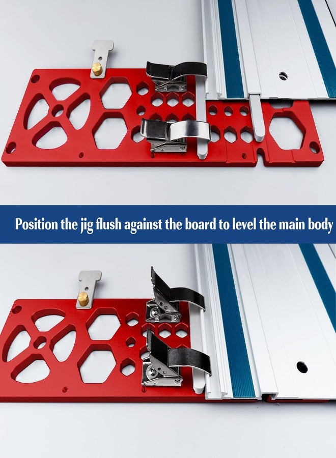 ViewReal 13.4inch Track Saw Guide Rail Square,90° Right Angle Track Saw Square - Compatible with Festool & Makita Guide Rail - Easy-Install Circular Saw Accessories for Precise Cuts(Upgraded) - Image 2