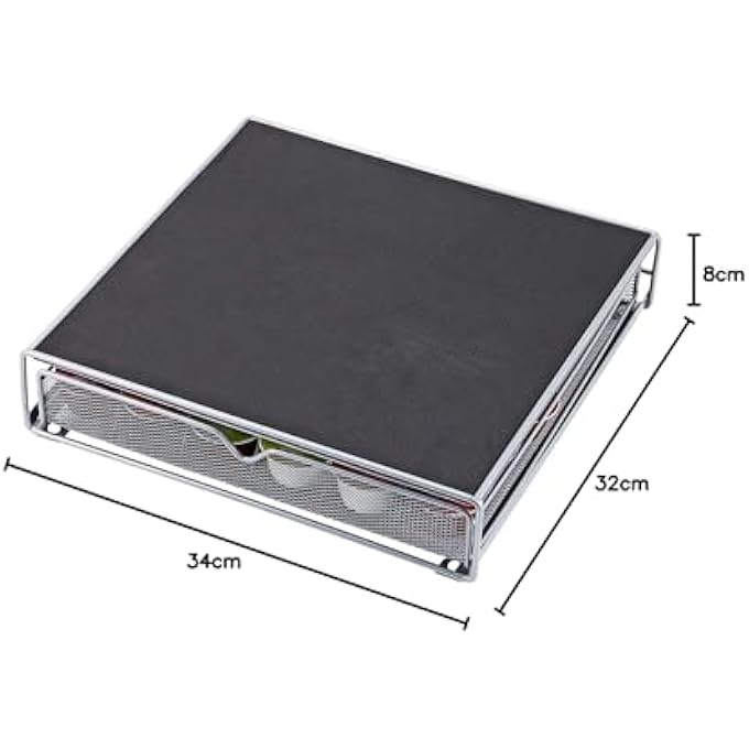 rayihni Coffee Machine Stand  36 Capsule Pod Holder Storage Drawer For Nespresso  Dolce Gusto Capsules 1 - Image 3