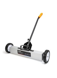 Neiko 53416A 24 Rolling Magnetic Sweeper With Wheels 30 Pound Capacity Adjustable Handle And Floor Magnet Clearance Height Metal Pick Up And Nail Magnet Floor Sweeper For Construction Shop Etc  - Image 1