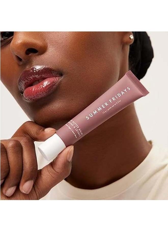 SUMMER FRIDAYS - Lip Butter Balm 15g - Brown Sugar - Image 1