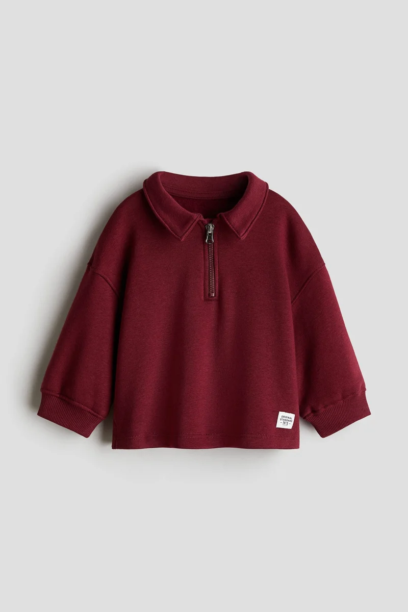 H&M Cotton polo sweatshirt