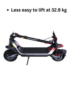 SEGWAY Electric Kick scooter P100Su  650W Motor, 100Km Range & 30Kmh, 10.5'' Tires, Dual Suspension & Brakes, W. Capacity 265Lbs, Commuter E Scooter For Adults  - Image 5