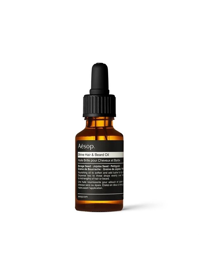 Aesop Shine Hair & Beard Oil | 25mL / 0.84 oz | Paraben-Free, Cruelty-Free & Vegan - Image 1