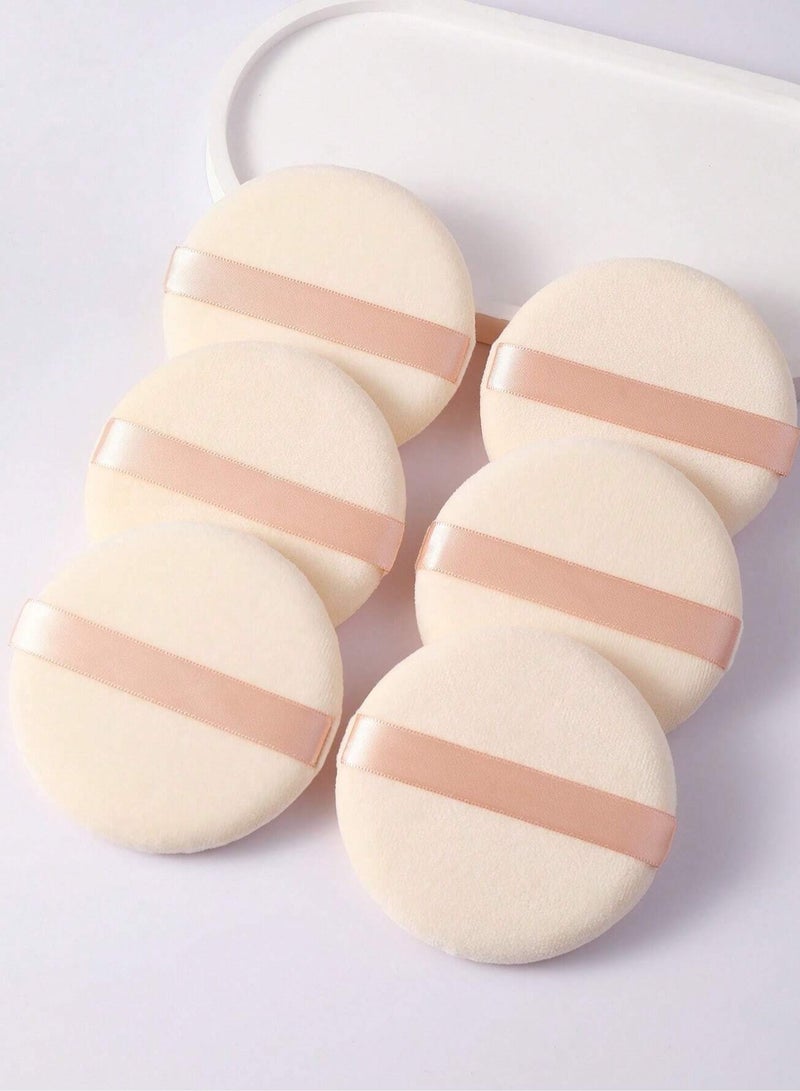 Generic Makeup sponges – Set of 6 pieces designed for smooth and even blending of powder and foundation on the skin. Washable and reusable for long-term use.  - Image 5