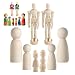 Haniforever Drawing MannequinMini Posable Wooden Figurines DummyArt Drawing Figure Model Dolls for Home Office Desk Dcor Sketching PaintingBody Action Figure Artists Gifts8Pack - Image 2