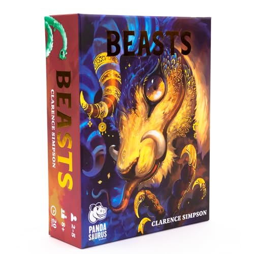 Pandasaurus Games Beasts Card Game Cooperative Teamwork Strategy Tension Limited Communication Puzzle with Challenging Gameplay for Kids Adults Ages 12 26 Players 30 Minute Playtime - Image 1