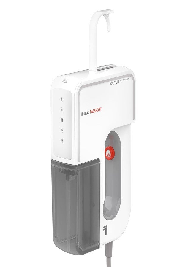 Sharper Image Thread Passport Handheld Travel Steamer, 13 Minutes of Steam, Fast Heat-Up, Removable Water Tank, Portable Steamer for Clothes - Image 1
