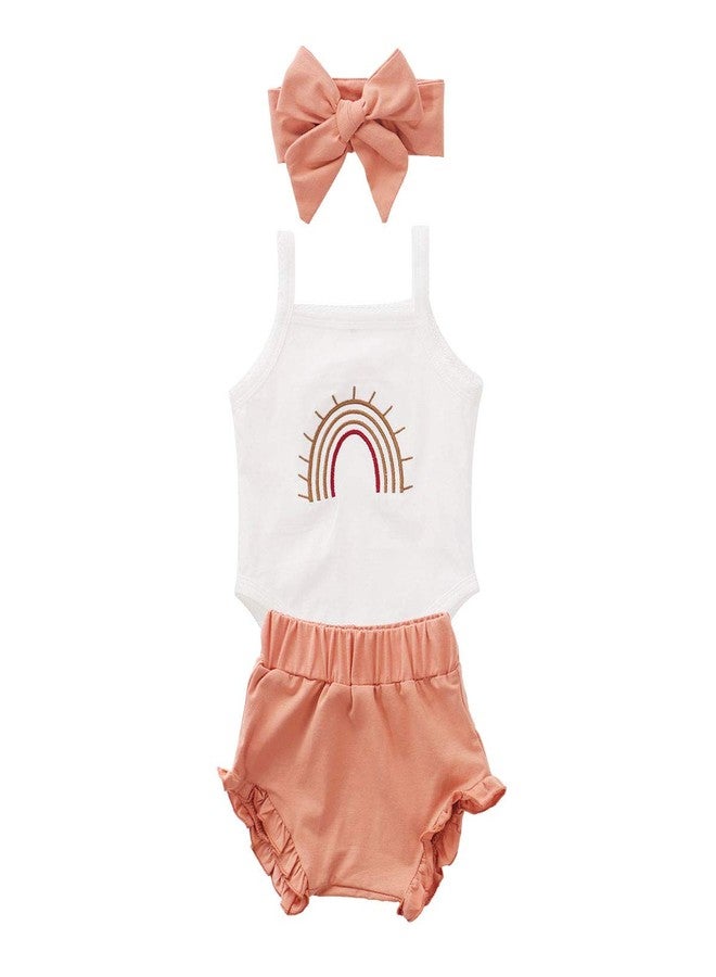 Thorn Tree Newborn Baby Girls Clothes Cotton Suit Cute Baby Kid Infant Romper Play Wear Summer Rainbow Outfits - Image 1
