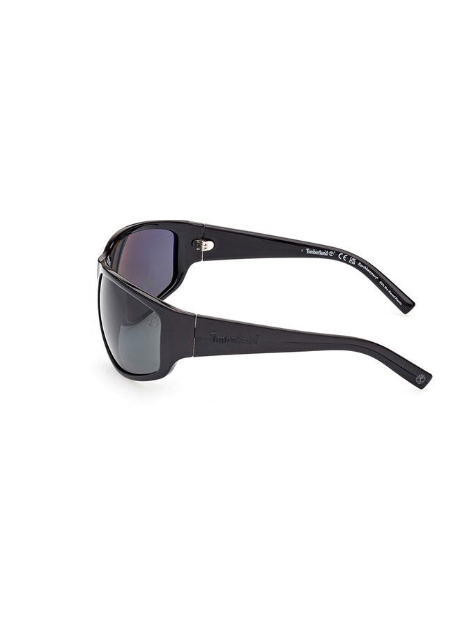 Timberland - Men's Polarized Rectangular Sunglasses - TB928801D66 - Lens Size 66 Mm - Image 1