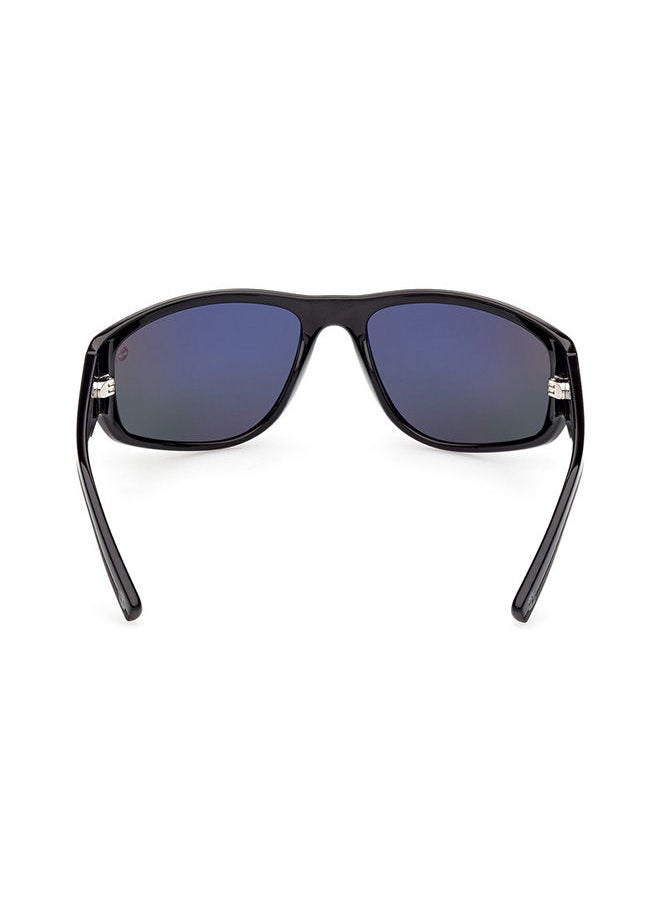 Timberland - Men's Polarized Rectangular Sunglasses - TB928801D66 - Lens Size 66 Mm - Image 1
