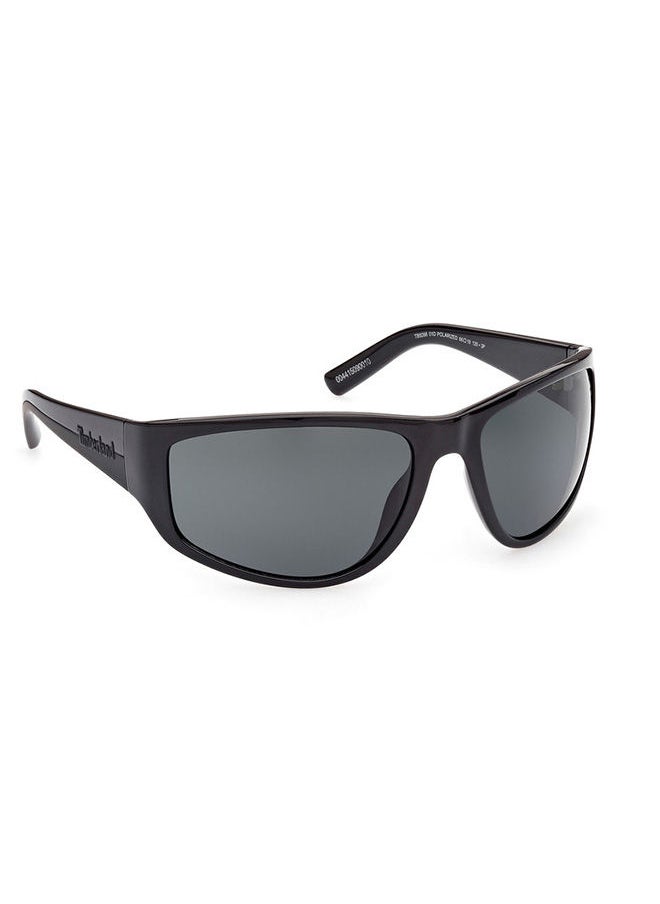 Timberland - Men's Polarized Rectangular Sunglasses - TB928801D66 - Lens Size 66 Mm - Image 1