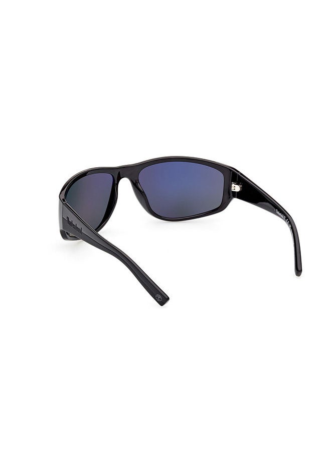 Timberland - Men's Polarized Rectangular Sunglasses - TB928801D66 - Lens Size 66 Mm - Image 1