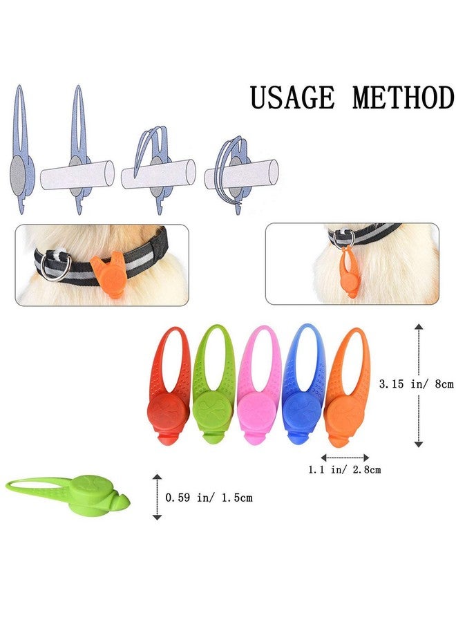 امنكوركس طوق كلاب AMNQUERXUS LED مضيء لعيد الميلاد، طوق كلاب مضيء ومقود للكلاب الكبيرة والمتوسطة والصغيرة والقطط في الليل مع ملحقات عاكسة للمشي - Image 5