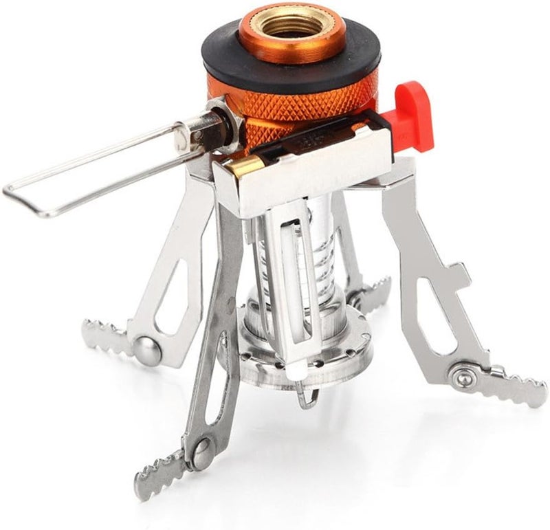 Aotu Portable Camping Stoves Backpacking Stove with Piezo Ignition Stable Support Wind-Resistance Camp Stove for Outdoor Camping Hiking Cooking - Image 4