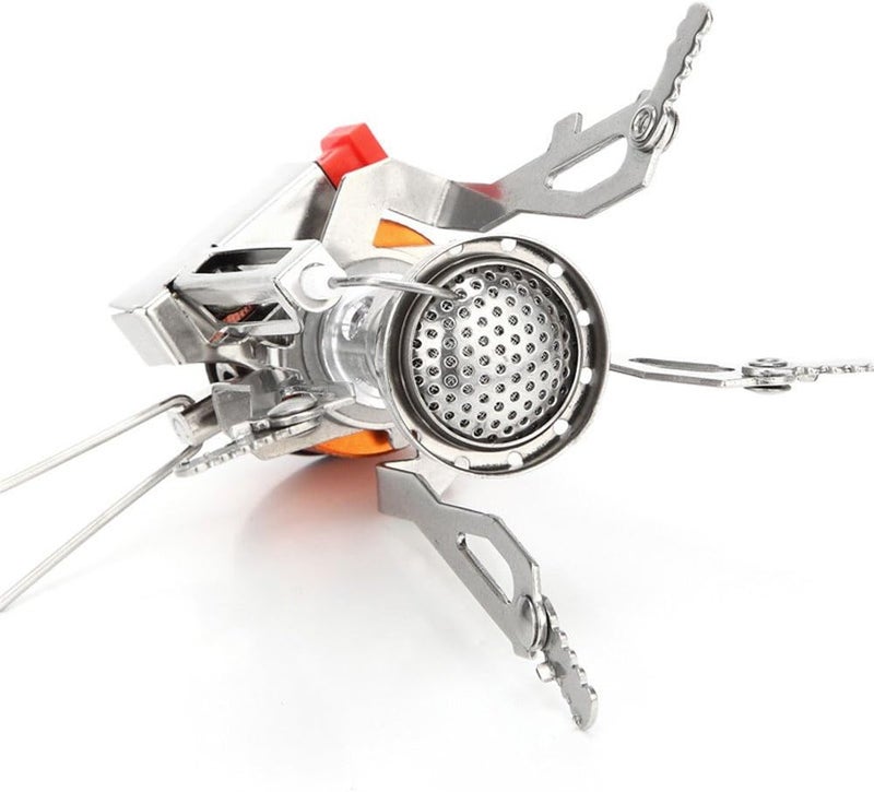 Aotu Portable Camping Stoves Backpacking Stove with Piezo Ignition Stable Support Wind-Resistance Camp Stove for Outdoor Camping Hiking Cooking - Image 3