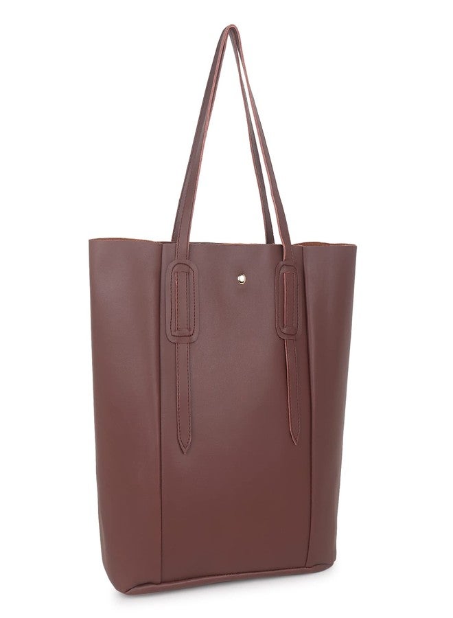 ALIZA Classic Stylish handbag Girls and Women (COFFEE BROWN) - Image 2